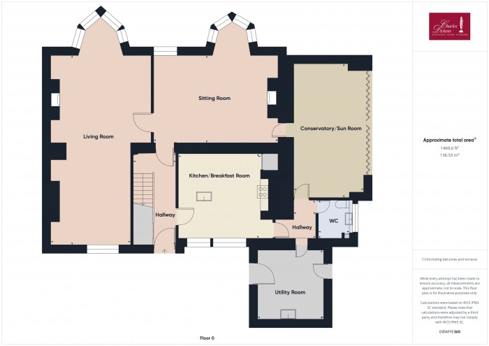 Floorplan for Four Forks House, TA5