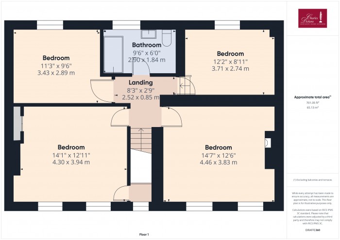 Floorplan for 51 Main Road, TA7