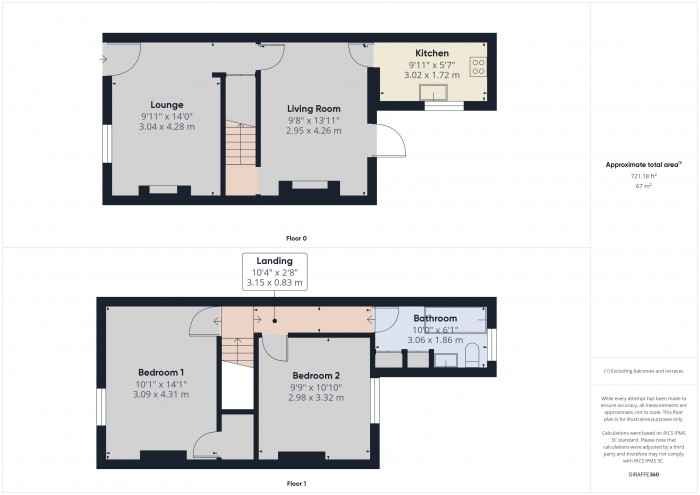 Floorplan for 19 Quantock Terrace, TA6
