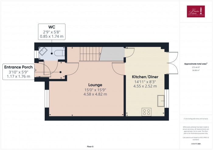 Floorplan for 6 Griffen Close, TA6