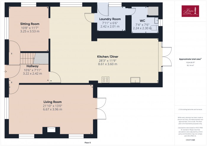 Floorplan for Colmans View, TA7