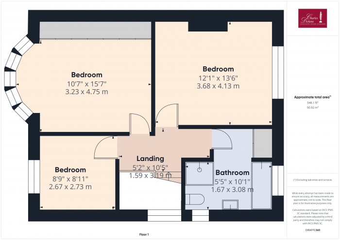 Floorplan for 61 Durleigh Road, TA6