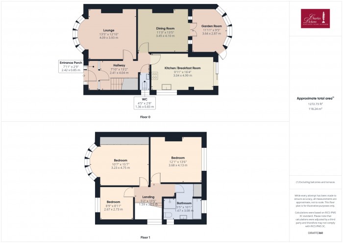 Floorplan for 61 Durleigh Road, TA6