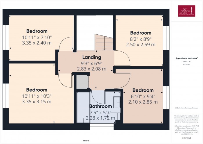 Floorplan for 7 Tudor Way, TA6