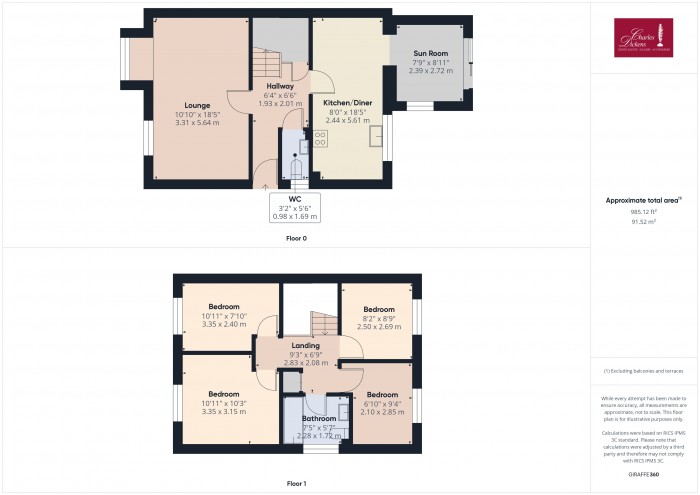 Floorplan for 7 Tudor Way, TA6