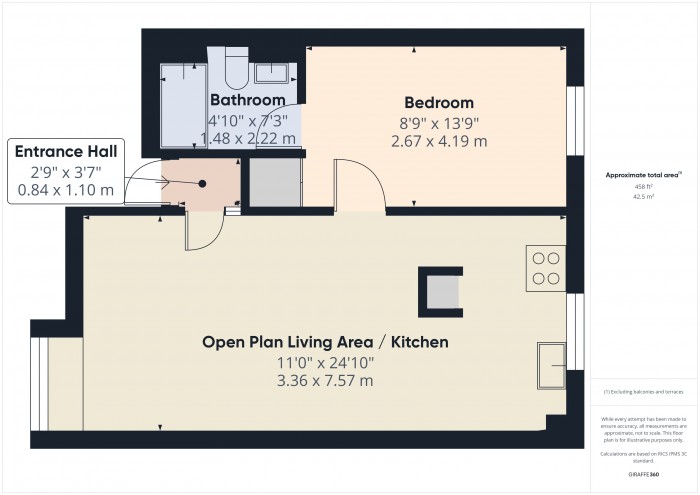 Floorplan for Flat 6, TA6