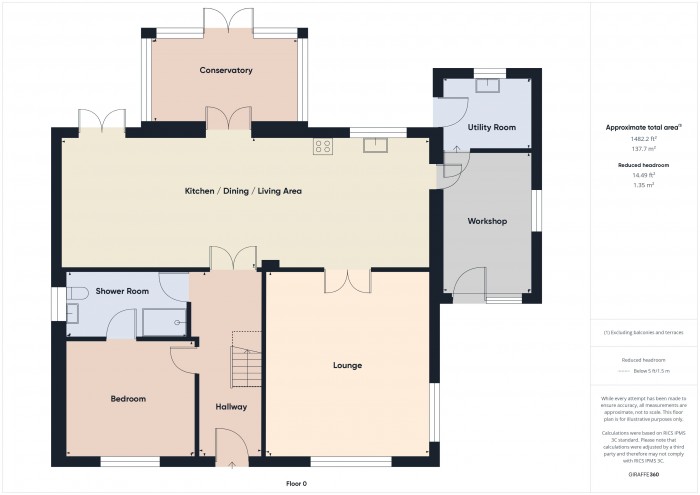 Floorplan for Crows Nest, TA6