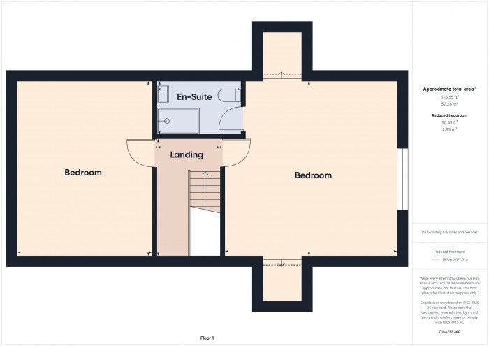 Floorplan for Crows Nest, TA6