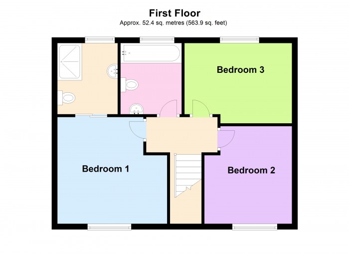 Floorplan for Field View, TA6