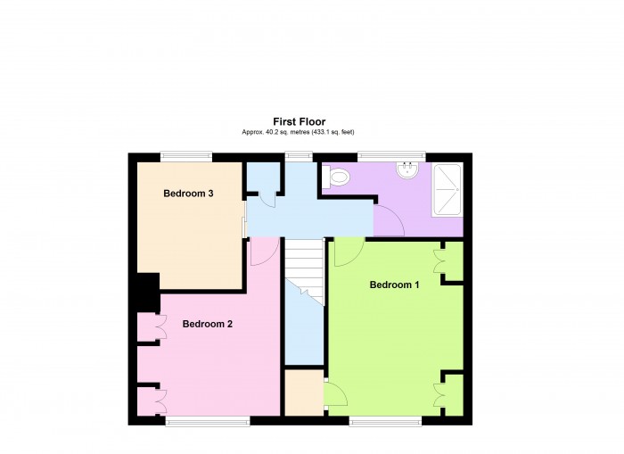 Floorplan for 8 Moorland Road, TA6