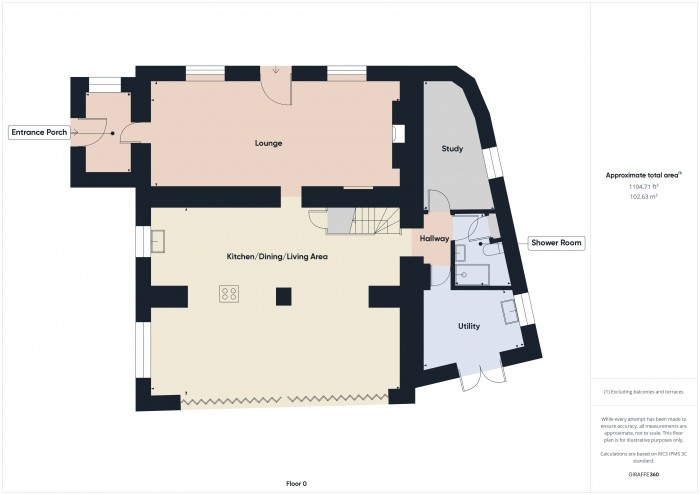Floorplan for 12 Hyde Park, TA6