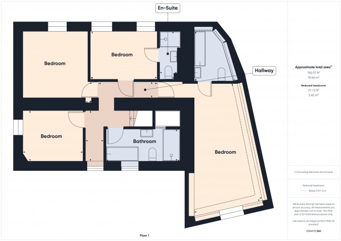 Floorplan for 12 Hyde Park, TA6
