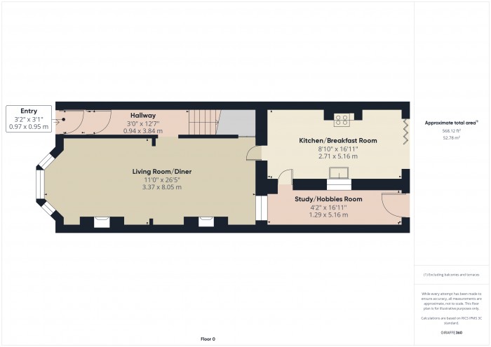 Floorplan for 59 Ashleigh Avenue, TA6