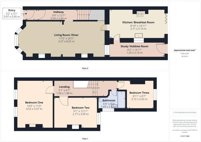 Floorplan for 59 Ashleigh Avenue, TA6