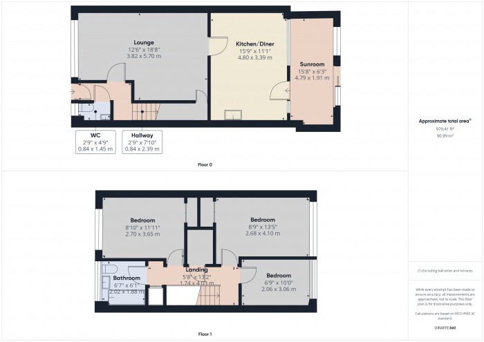 Floorplan for 24 Witches Walk, TA6