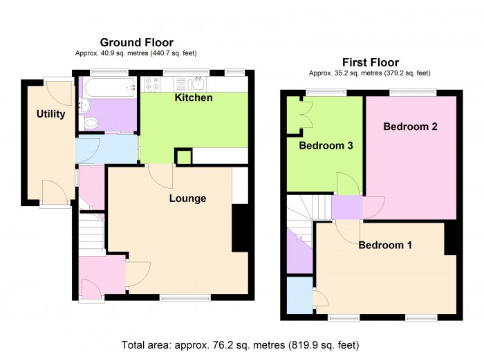 Floorplan for 44 Queens Road, TA6