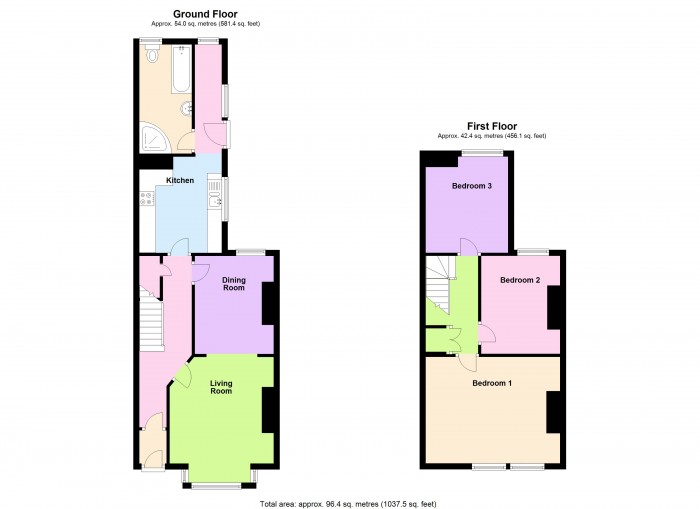 Floorplan for 1 Loxleigh Avenue, TA6