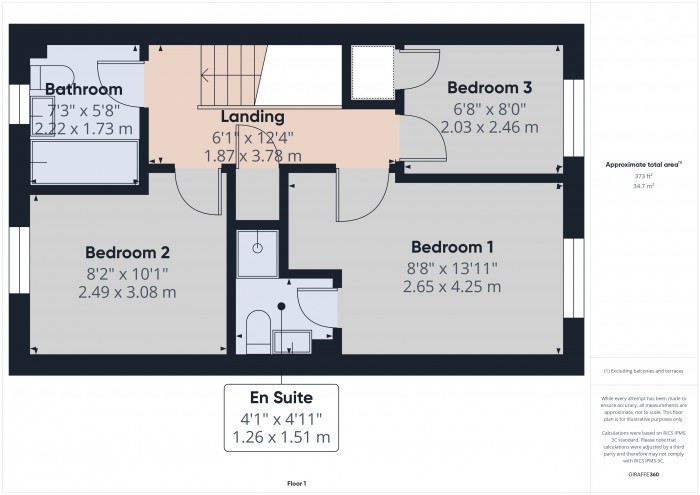 Floorplan for 53 Meadowlands Avenue, TA6