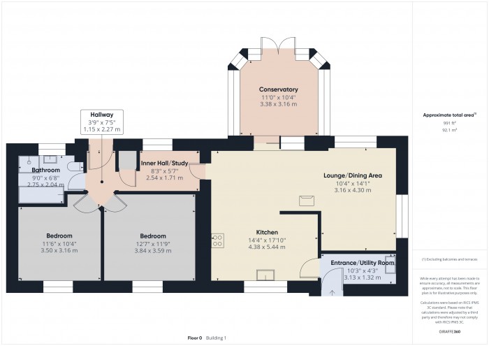 Floorplan for Old Coach House, TA7