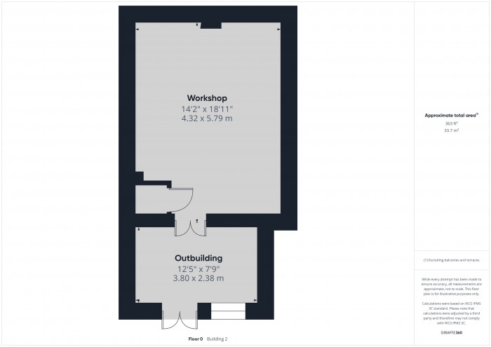 Floorplan for Old Coach House, TA7