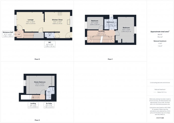Floorplan for 9 Bilberry Lane, TA5