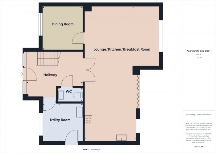 Floorplan for 1 Cherry Tree Close, TA7