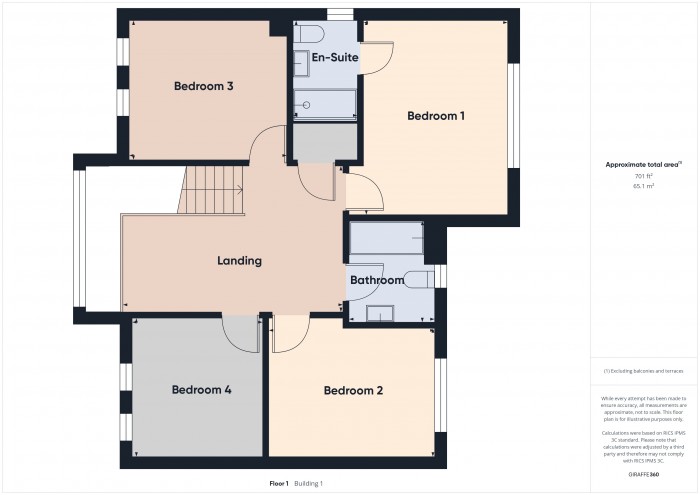 Floorplan for 1 Cherry Tree Close, TA7