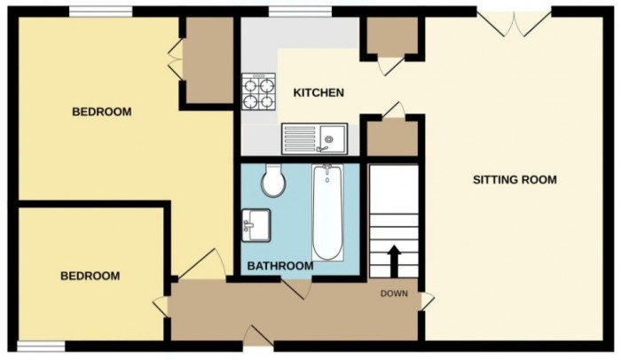 Floorplan for 18 Reedmoor Gardens, TA6