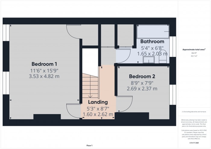 Floorplan for 68 Camden Road, TA6