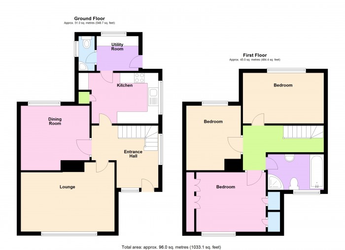 Floorplan for 25 Woodland Avenue, TA7