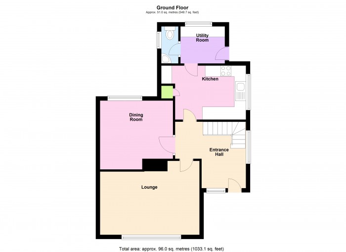 Floorplan for 25 Woodland Avenue, TA7