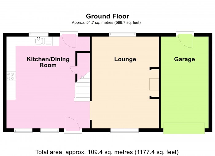 Floorplan for 276 Bath Road, TA7