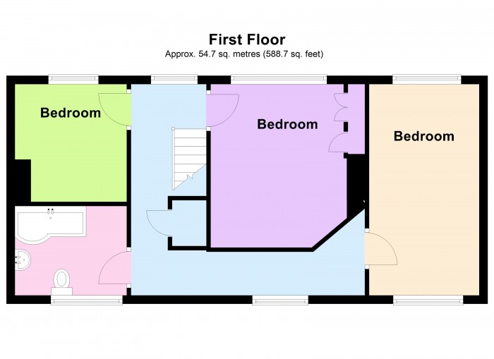 Floorplan for 276 Bath Road, TA7