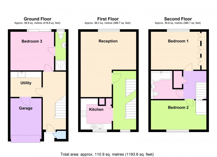 Floorplan for 2 Anson Way, TA6