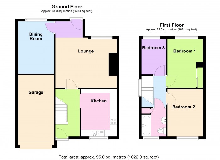 Floorplan for 12 Wrenmoor Close, TA6