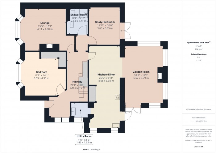 Floorplan for 28 Golf Links Road, TA8