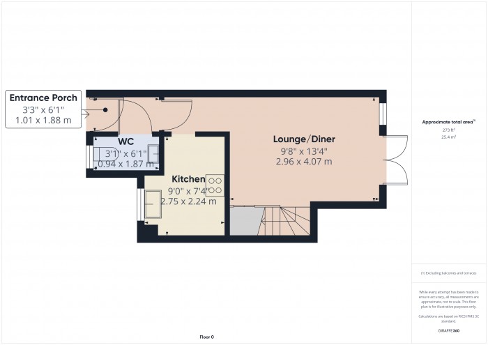 Floorplan for 23 Loxleigh Gardens, TA6