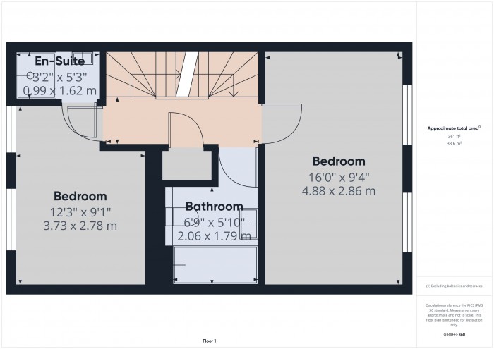 Floorplan for 2A Triscombe Avenue, TA6