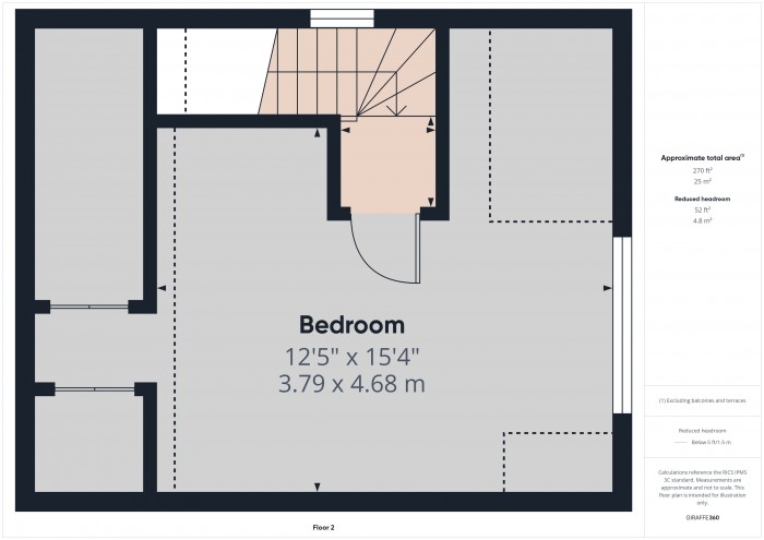 Floorplan for 2A Triscombe Avenue, TA6