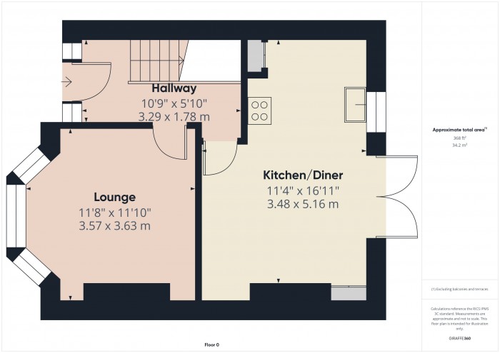 Floorplan for 1 Trevor Road, TA6