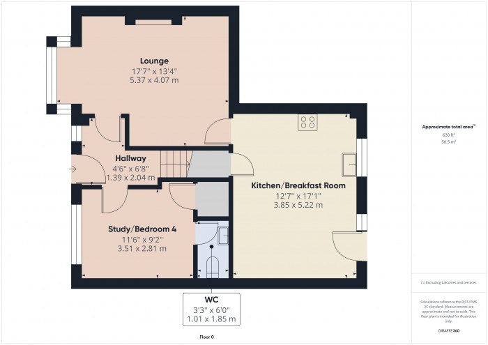 Floorplan for 4 School Road, TA7