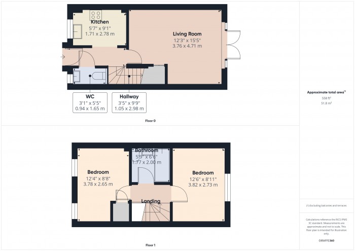 Floorplan for 5 The Mews, TA6