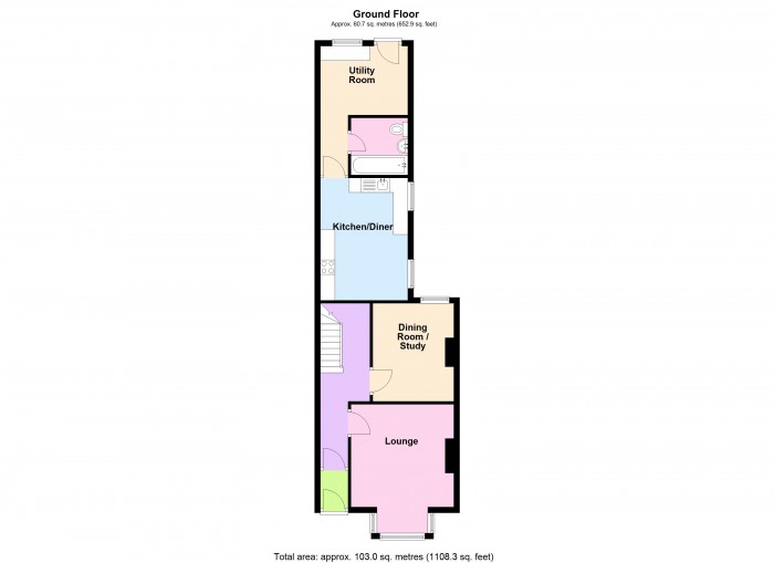 Floorplan for 18 Westonzoyland Road, TA6
