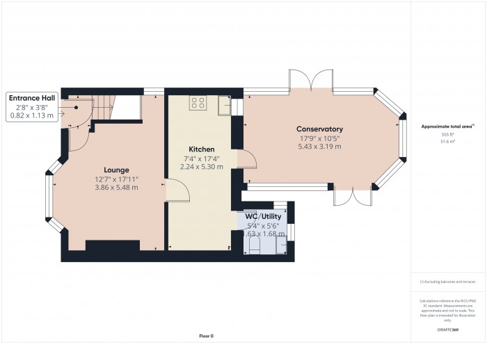 Floorplan for 10 Fairfax Road, TA6