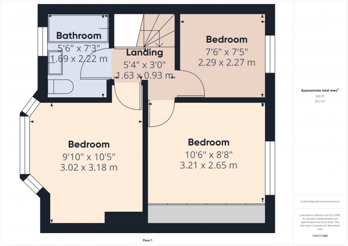Floorplan for 10 Fairfax Road, TA6