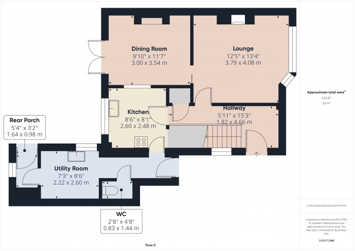 Floorplan for 60 Sunnymead, TA6