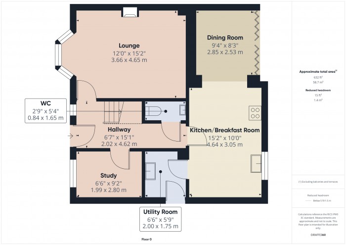 Floorplan for 14 Lotus Drive, TA5