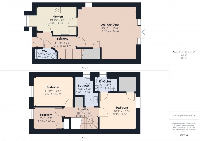 Floorplan for 28 Royal Drive, TA6