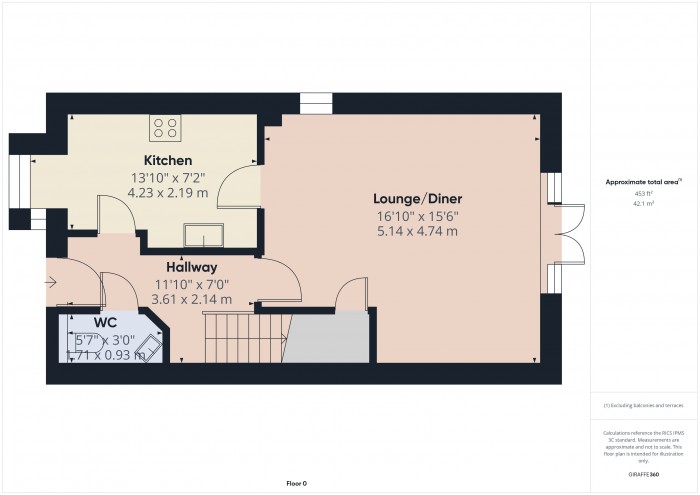 Floorplan for 28 Royal Drive, TA6
