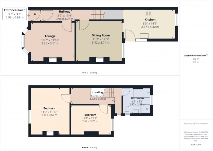 Floorplan for 77 Halesleigh Road, TA6